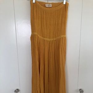 Mustard Yellow Maxi Skirt